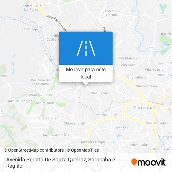 Avenida Percito De Souza Queiroz mapa