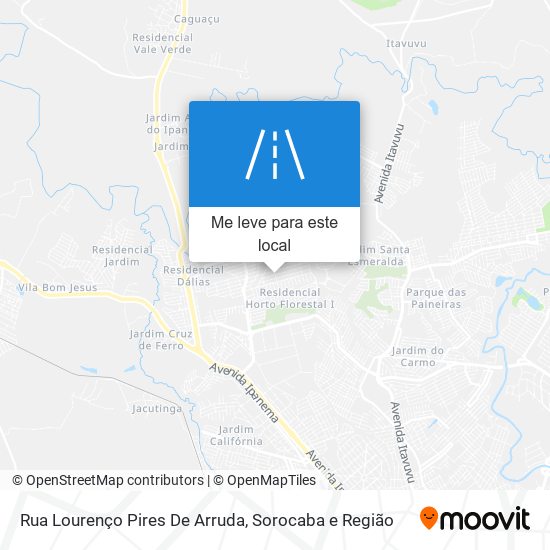 Rua Lourenço Pires De Arruda mapa