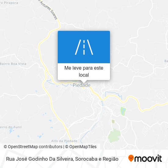 Rua José Godinho Da Silveira mapa