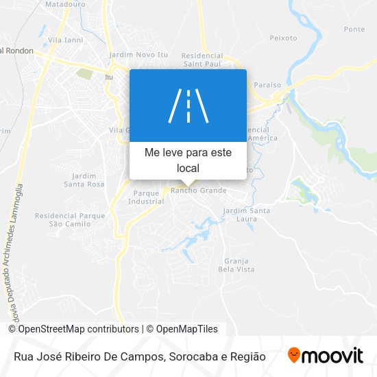 Rua José Ribeiro De Campos mapa