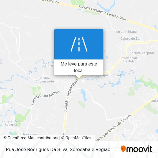 Rua José Rodrigues Da Silva mapa