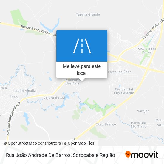 Rua João Andrade De Barros mapa