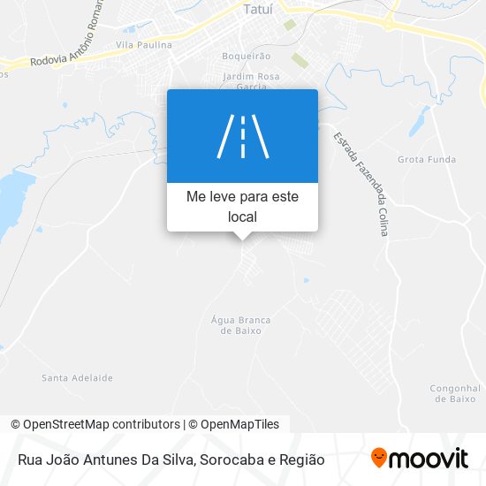 Rua João Antunes Da Silva mapa