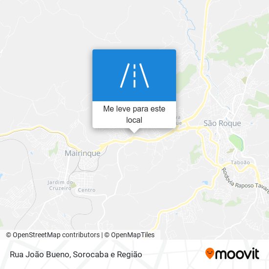 Rua João Bueno mapa