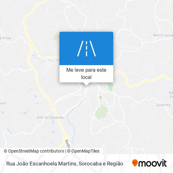 Rua João Escanhoela Martins mapa