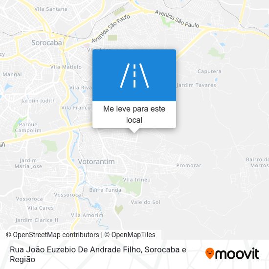 Rua João Euzebio De Andrade Filho mapa