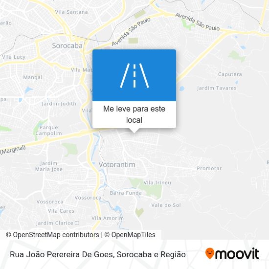 Rua João Perereira De Goes mapa