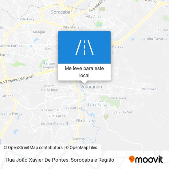 Rua João Xavier De Pontes mapa