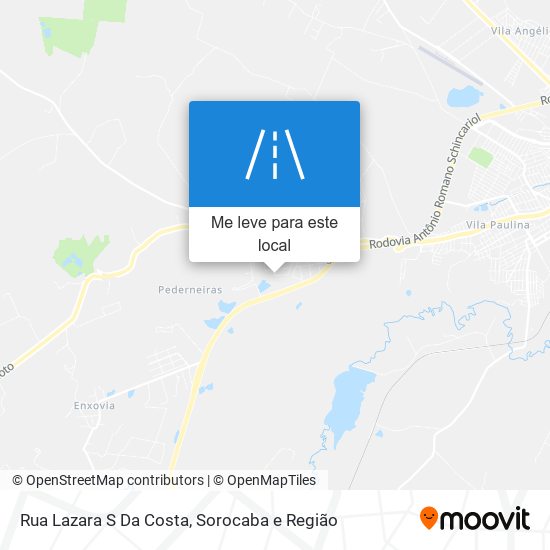 Rua Lazara S Da Costa mapa