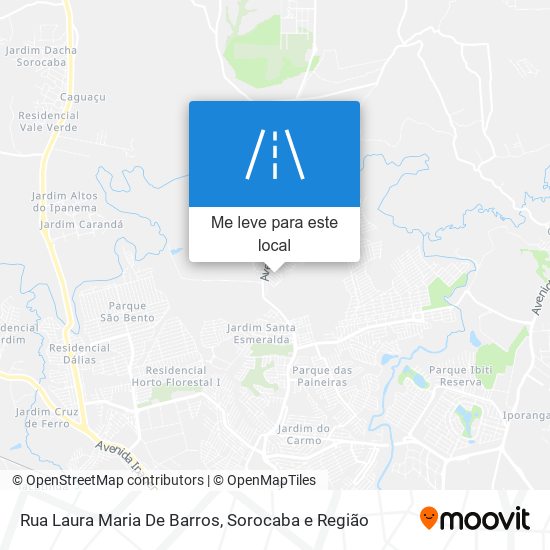 Rua Laura Maria De Barros mapa