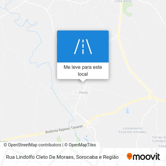 Rua Lindolfo Cleto De Moraes mapa