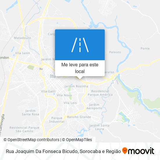 Rua Joaquim Da Fonseca Bicudo mapa