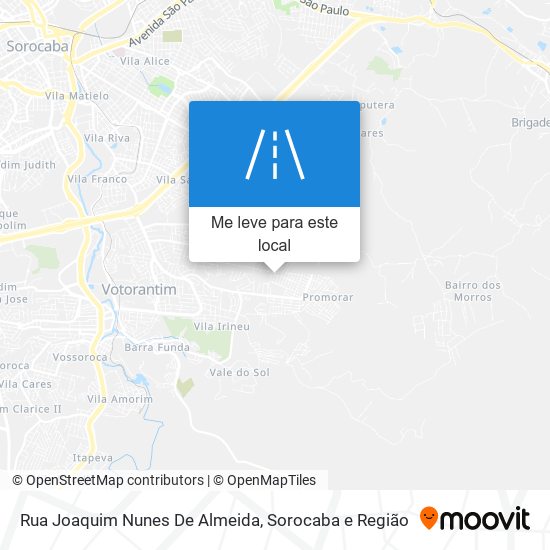 Rua Joaquim Nunes De Almeida mapa