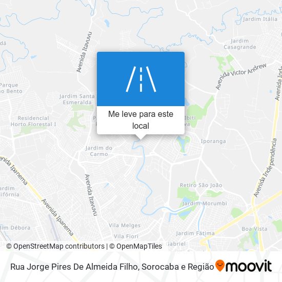 Rua Jorge Pires De Almeida Filho mapa