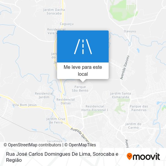 Rua José Carlos Domingues De Lima mapa