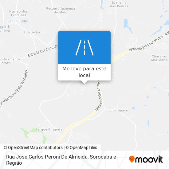 Rua José Carlos Peroni De Almeida mapa