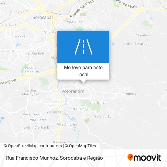 Rua Francisco Munhoz mapa