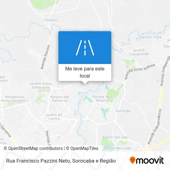 Rua Francisco Pazzini Neto mapa
