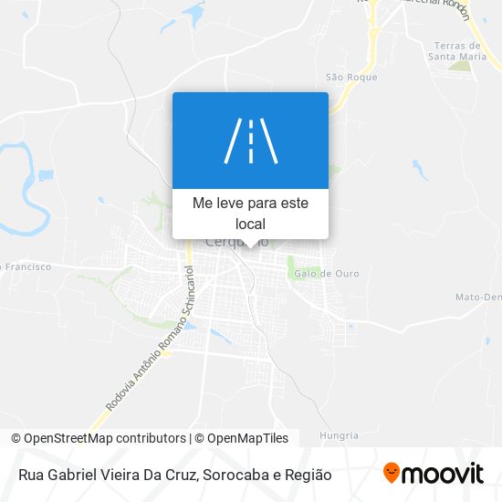 Rua Gabriel Vieira Da Cruz mapa