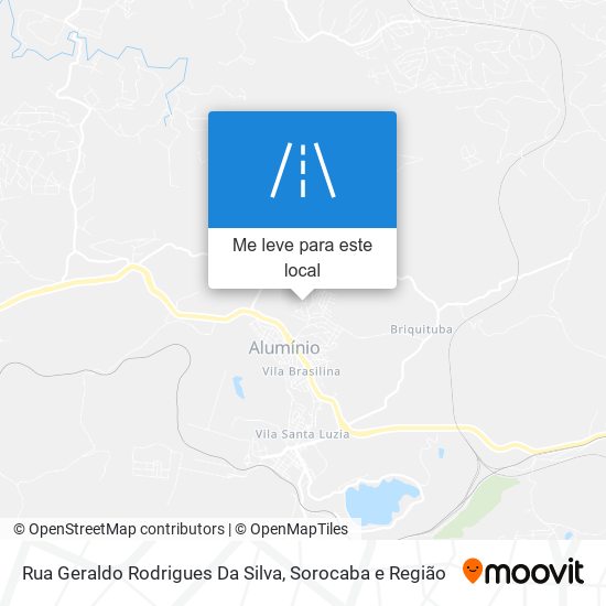 Rua Geraldo Rodrigues Da Silva mapa