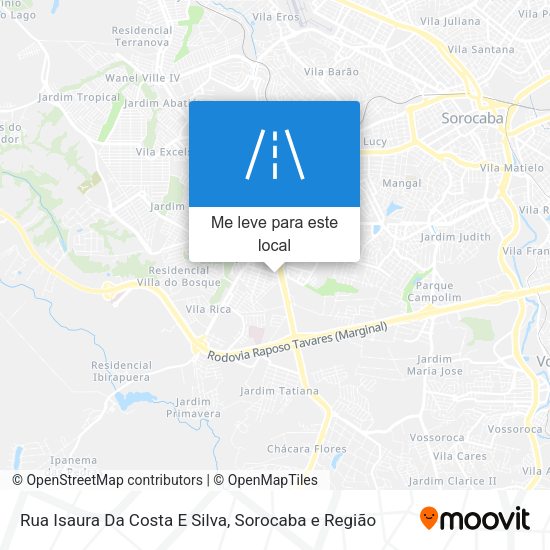 Rua Isaura Da Costa E Silva mapa