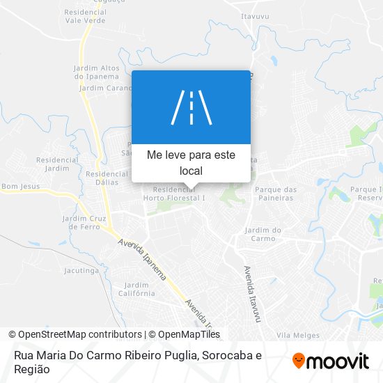 Rua Maria Do Carmo Ribeiro Puglia mapa