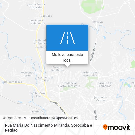Rua Maria Do Nascimento Miranda mapa