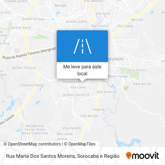 Rua Maria Dos Santos Moreira mapa