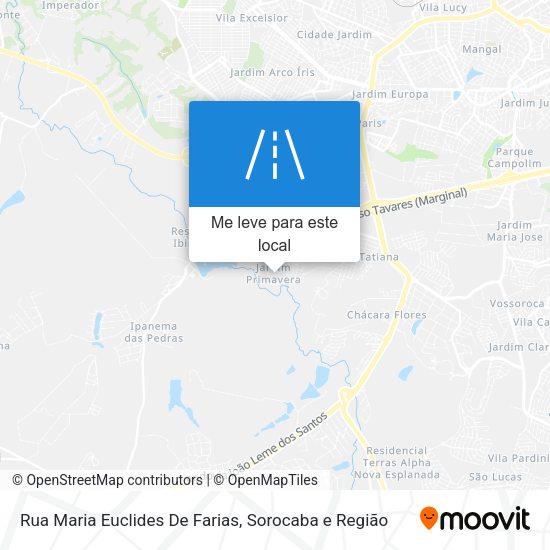 Rua Maria Euclides De Farias mapa