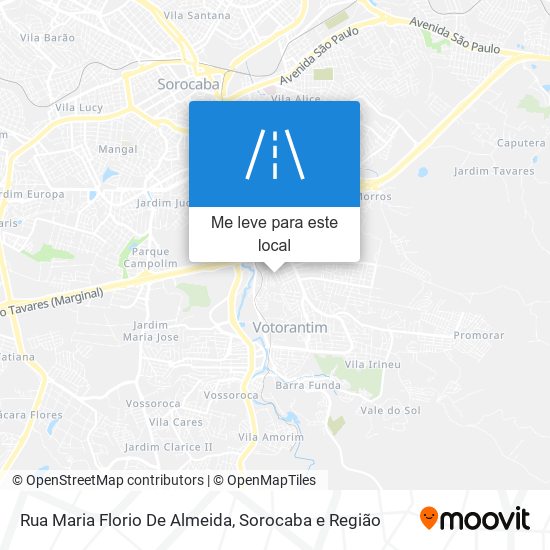 Rua Maria Florio De Almeida mapa