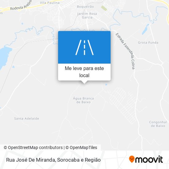 Rua José De Miranda mapa