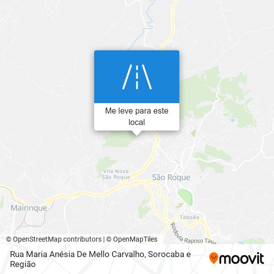 Rua Maria Anésia De Mello Carvalho mapa