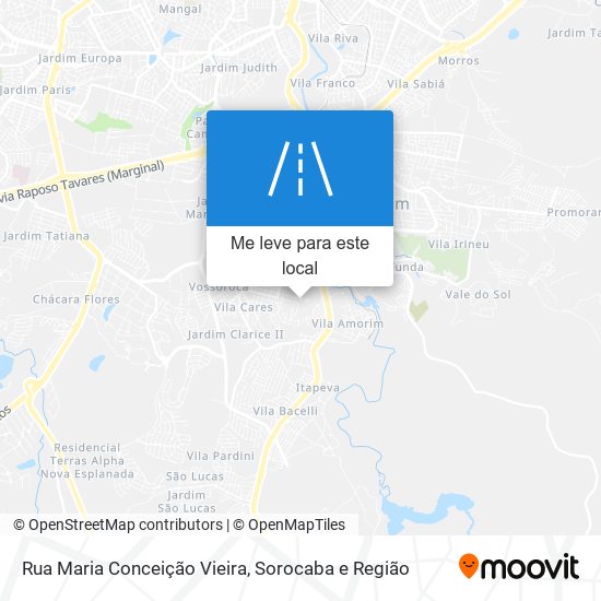 Rua Maria Conceição Vieira mapa