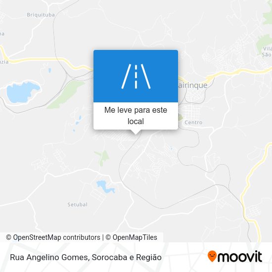 Rua Angelino Gomes mapa