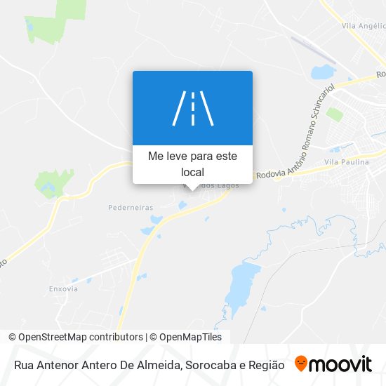 Rua Antenor Antero De Almeida mapa