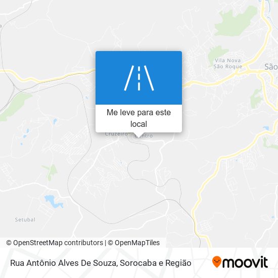 Rua Antônio Alves De Souza mapa