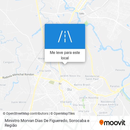 Ministro Morvan Dias De Figueredo mapa