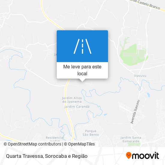 Quarta Travessa mapa