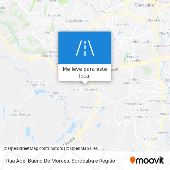 Rua Abel Bueno De Moraes mapa