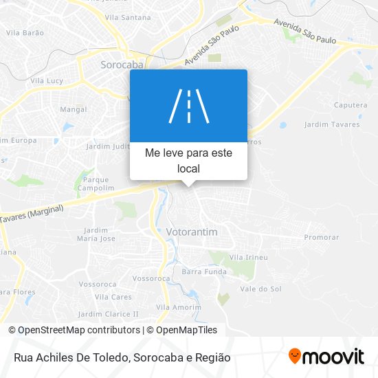 Rua Achiles De Toledo mapa