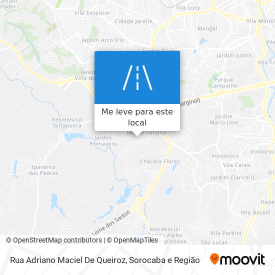 Rua Adriano Maciel De Queiroz mapa