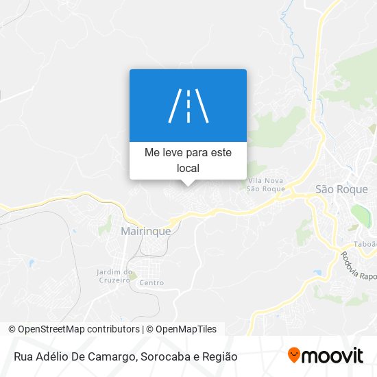 Rua Adélio De Camargo mapa