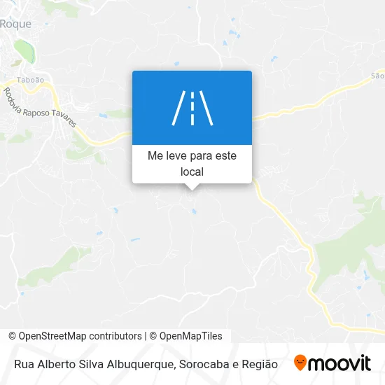 Rua Alberto Silva Albuquerque mapa