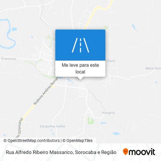 Rua Alfredo Ribeiro Massarico mapa