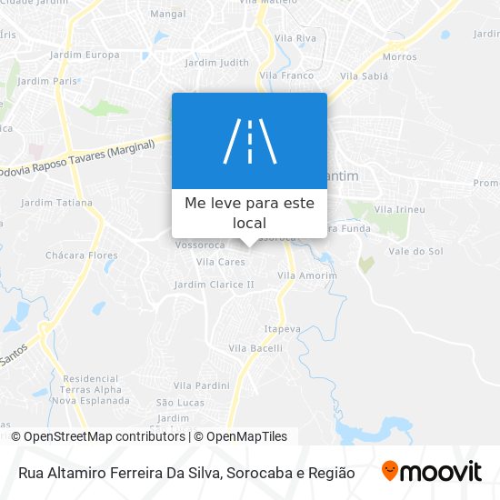 Rua Altamiro Ferreira Da Silva mapa