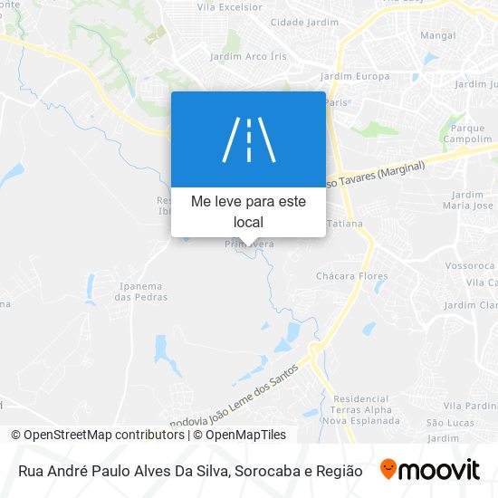 Rua André Paulo Alves Da Silva mapa