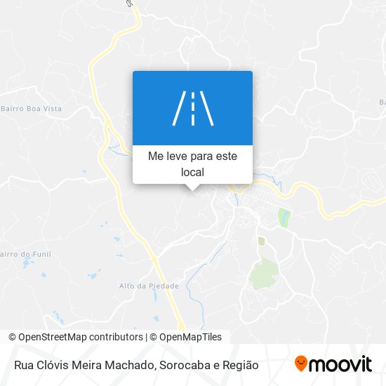 Rua Clóvis Meira Machado mapa