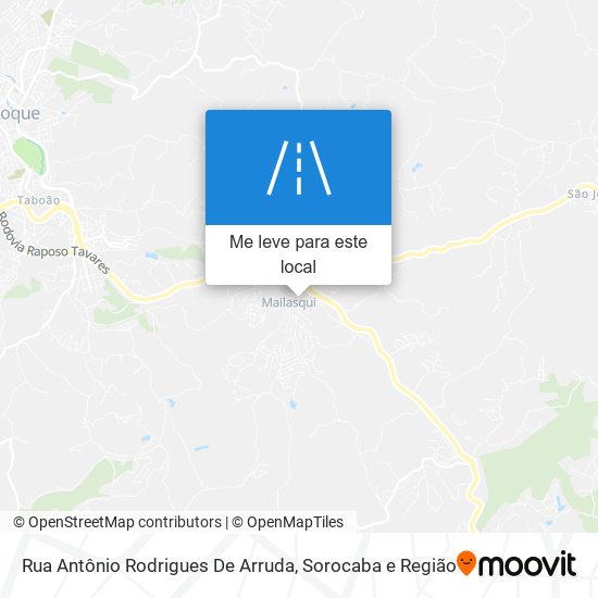 Rua Antônio Rodrigues De Arruda mapa