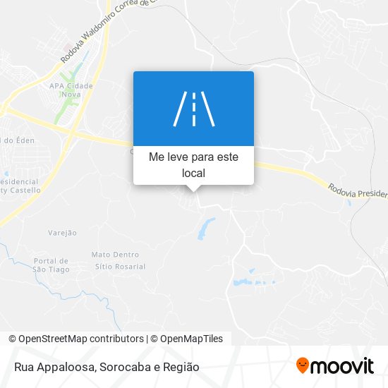 Rua Appaloosa mapa