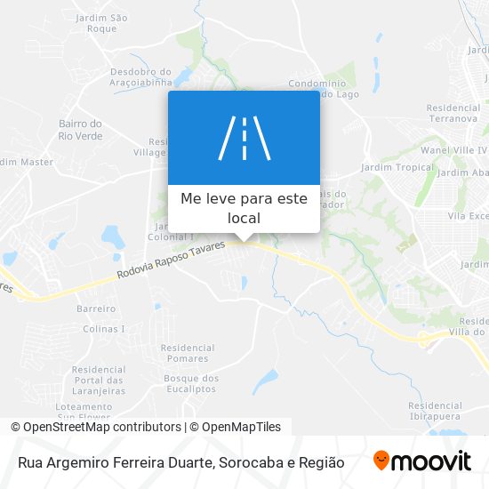 Rua Argemiro Ferreira Duarte mapa